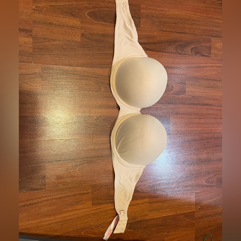 Pink VS bra 34DD Strapless